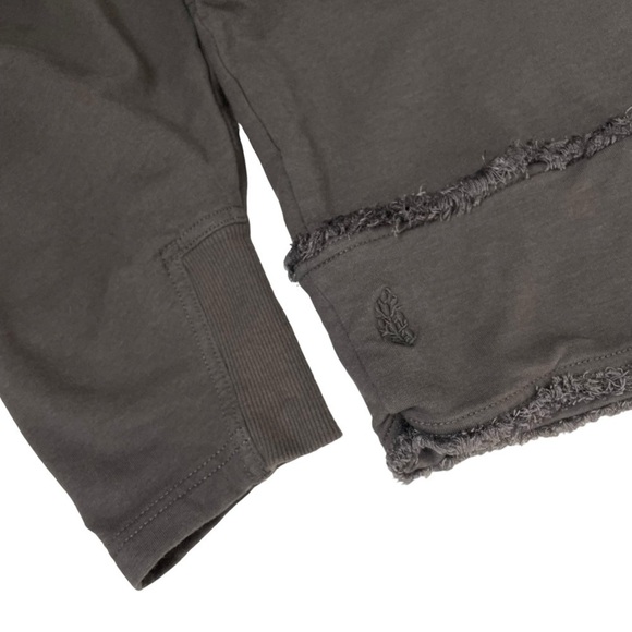 Free People FP Movement Where The Wind Blows Gray Pullover Sweatshirt - Picture 12 of 14